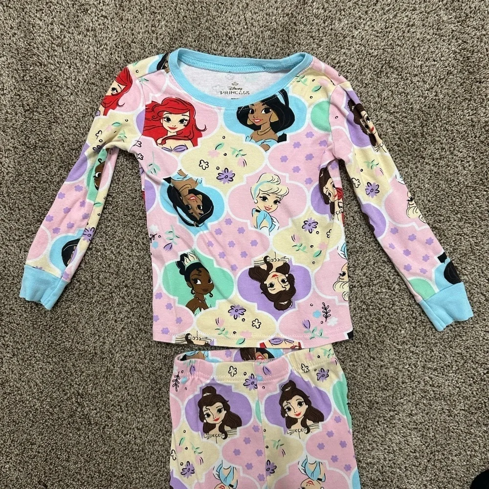 Princecess Kids Pajama Set - Pink and Blue